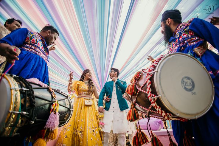 Punjabi Dhol Players